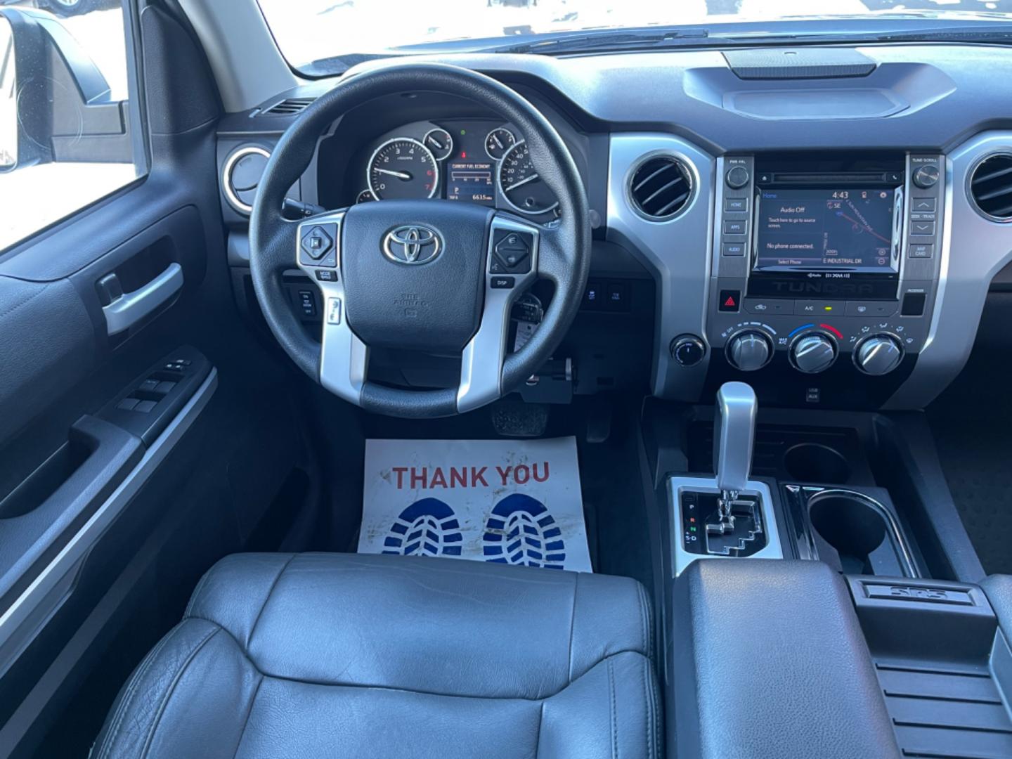 2014 Gray Toyota Tundra SR5 5.7L V8 FFV CrewMax 4WD (5TFDW5F14EX) with an 5.7L V8 DOHC 32V FFV engine, 6-Speed Automatic transmission, located at 1960 Industrial Drive, Wasilla, 99654, (907) 274-2277, 61.573475, -149.400146 - Photo#11